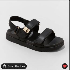 Target Black Sandals